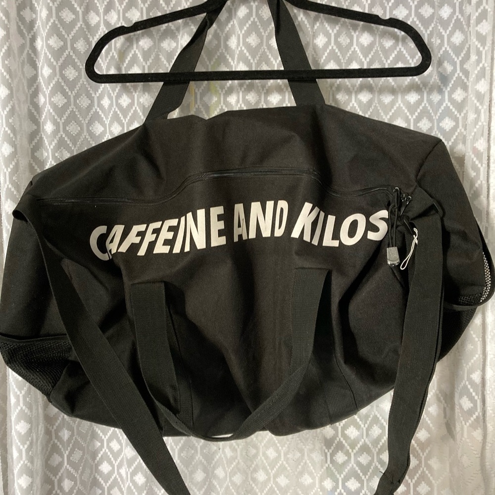 Caffeine and Kilos Duffle Bag